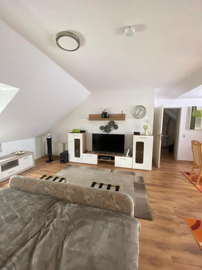 Halle  Dachgeschoss Apartment Mit Ausblick מראה חיצוני תמונה