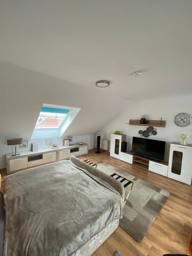 Halle  Dachgeschoss Apartment Mit Ausblick מראה חיצוני תמונה